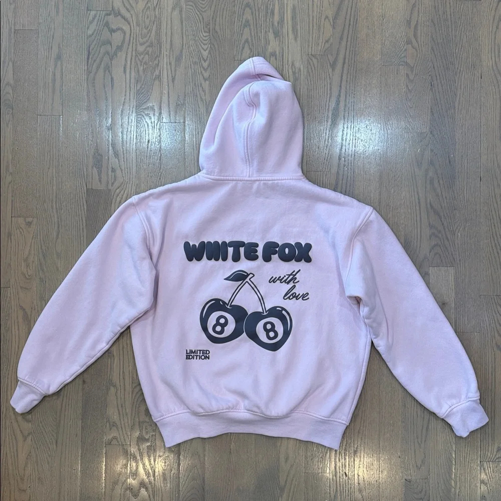 White Fox With Love In The Moment Oversized Hoodie - Picture 9 of 10